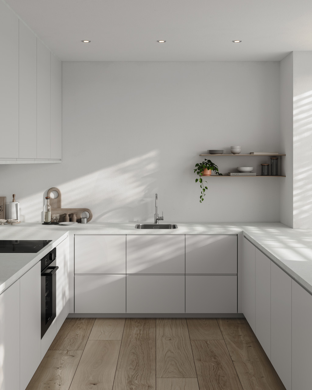 Вбудований точковий світильник Canis 3-Kit 4000K матовий нікель