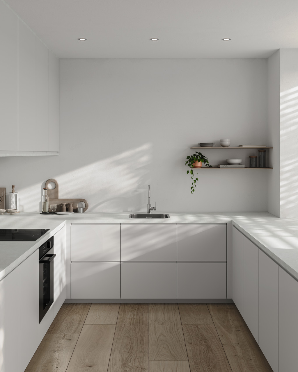 Вбудований точковий світильник Canis 3-Kit 6500K матовий нікель