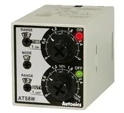 ATS8W-43 Таймер подвійний (0,3 с. … 30 рік, 100-240 VAC)