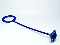 Нейроскакалка Shantou на ногу со светящимся колесиком синяя 98643223-2