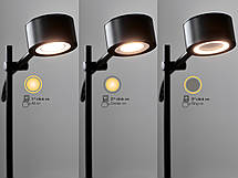 Світлодіодна настільна лампа чорного кольору 25.5х40.7 см, фото 4