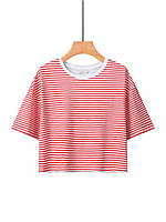 Футболка-топ жіноча оптом, Glo-story, XS-L рр., арт. WPO-3616, фото 6