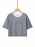 Футболка-топ жіноча оптом, Glo-story, XS-L рр., арт. WPO-3616, фото 4