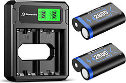 Зарядний пристрій Powerextra Controller для Xbox One комплект з 2 акумуляторами та зарядною станцією