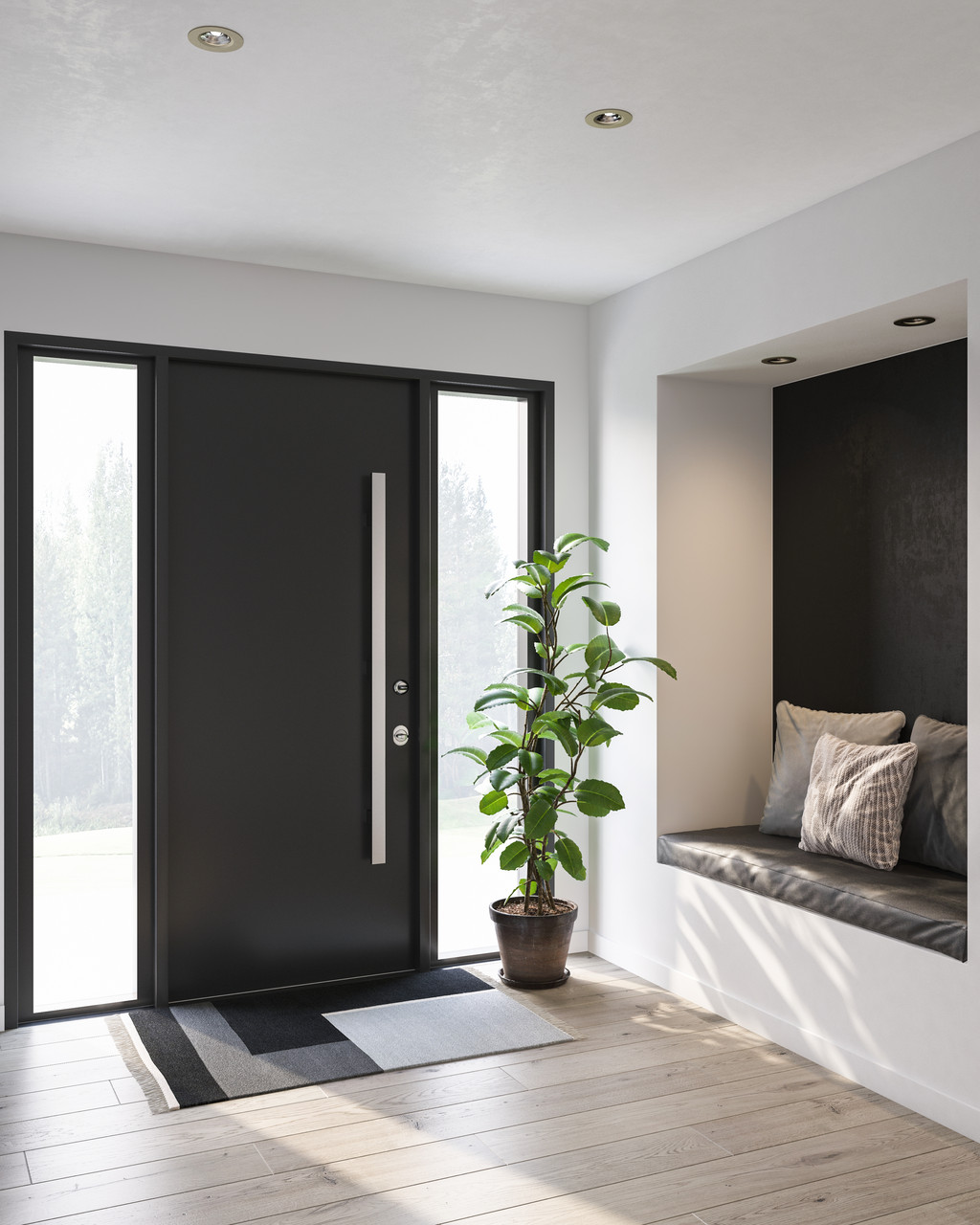 Вбудований точковий світильник Don Smart Colour матовий нікель