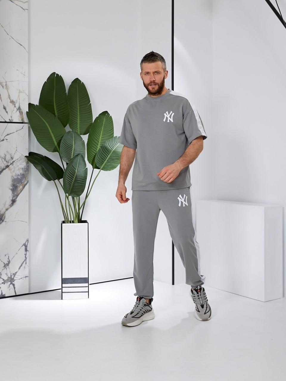 Чоловічий костюм літній тканина двунитка, фото 1