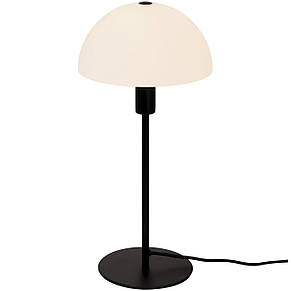 Настільна лампа металева чорна 1 патрон Е14 20х40 см, фото 2