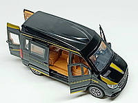 Модель автобуса Synergy "Mercedes-Benz Sprinter 2006 года" 1:24 черный DC24293-2