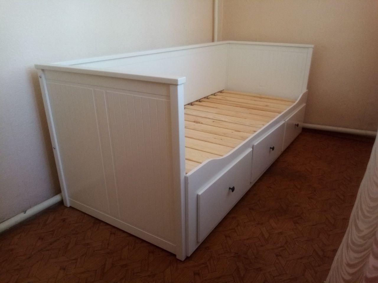 Кровать трансфрмер раскладная с дерева и выдвижными тумбами для детей и подростков в белом цвете спальная SNM - фото 1 - id-p2186490465