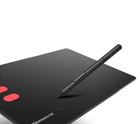 Графический цифровой планшет черный для рисования для поддержки с Андроид с ручкой и чехлом для стилуса SNM - фото 9 - id-p2186490468