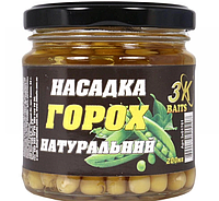 Насадка 3KBaits Горох Premium Натуральный 200мл