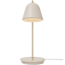 Настільна лампа 1 патрон E14 бежевий метал 38.4х49 см, фото 3