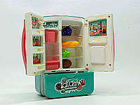 Игровой набор Shantou Холодильник с продуктами музыкальный зеленый 1986-91
