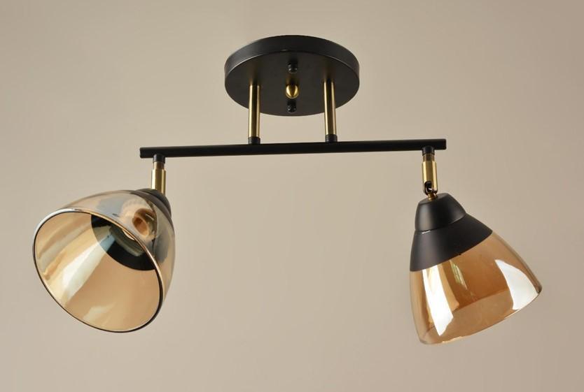 Люстра стельова на два плафони