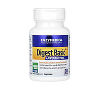 Enzymedica DigestBasic + Probiotics / Дигест пищеварительные ферменты + пробиотик 30 капсул