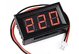 Вольтметр V28 AC 70-500 В (червоні цифри), фото 3