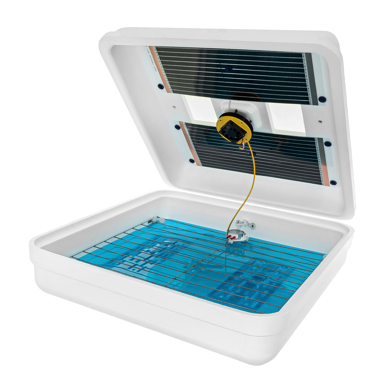 Автоматичний інфрачервоний інкубатор «Рябушка Smart TURBO» на 130 яєць із цифровим терморегулятором та вентил.