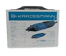 Багатофункціональний набір із двома граверами KRAISSMANN 180 SGW 12V/236 (У КОМПЛЕКТІ 2 ГРАВЕРА), фото 6