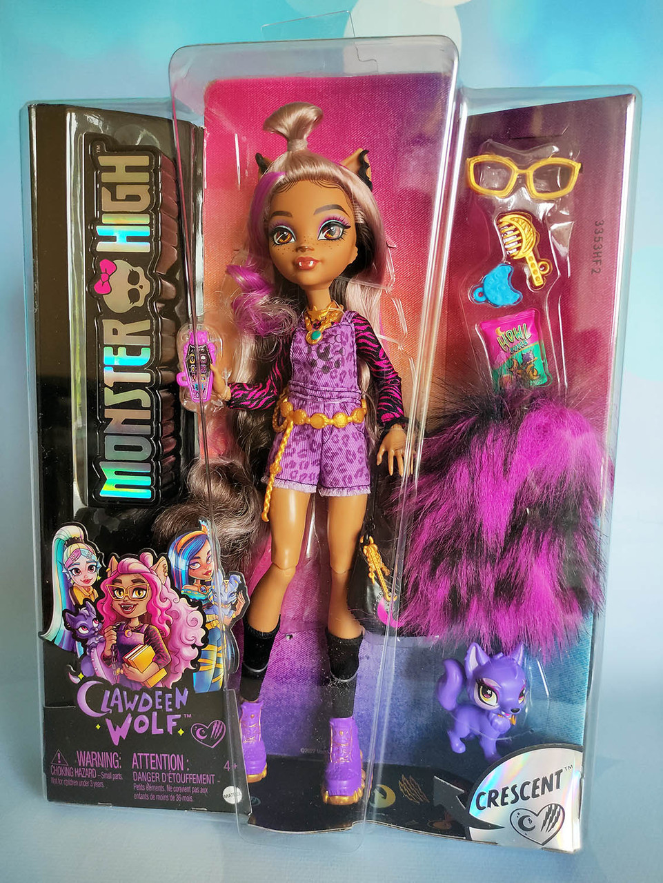 Лялька Монстр Хай Монстро-класика Клодін Monster High Doll Clawdeen Wolf HHK52