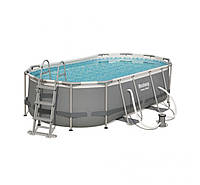 Каркасний басейн Bestway (427х250х100 см) з картриджним фільтром та драбиною