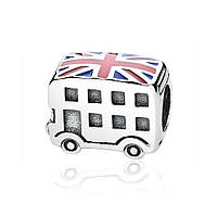 Серебряный шарм Pandora Автобус с британским флагом 791049ER SN, код: 7360857