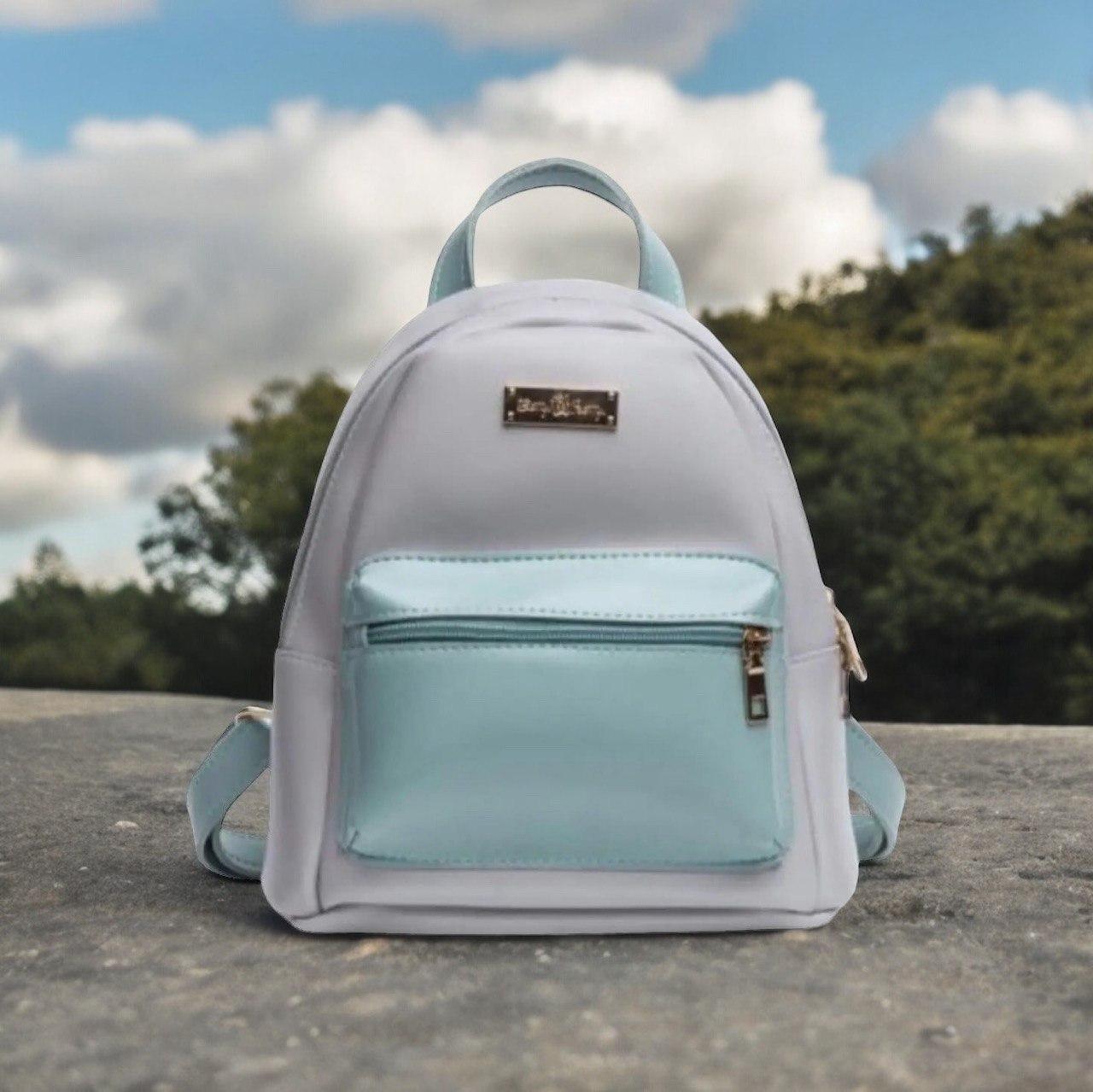 Рюкзак жіночий Betty Pretty з екошкіри різнобарвний 884GRYMINT, фото 1