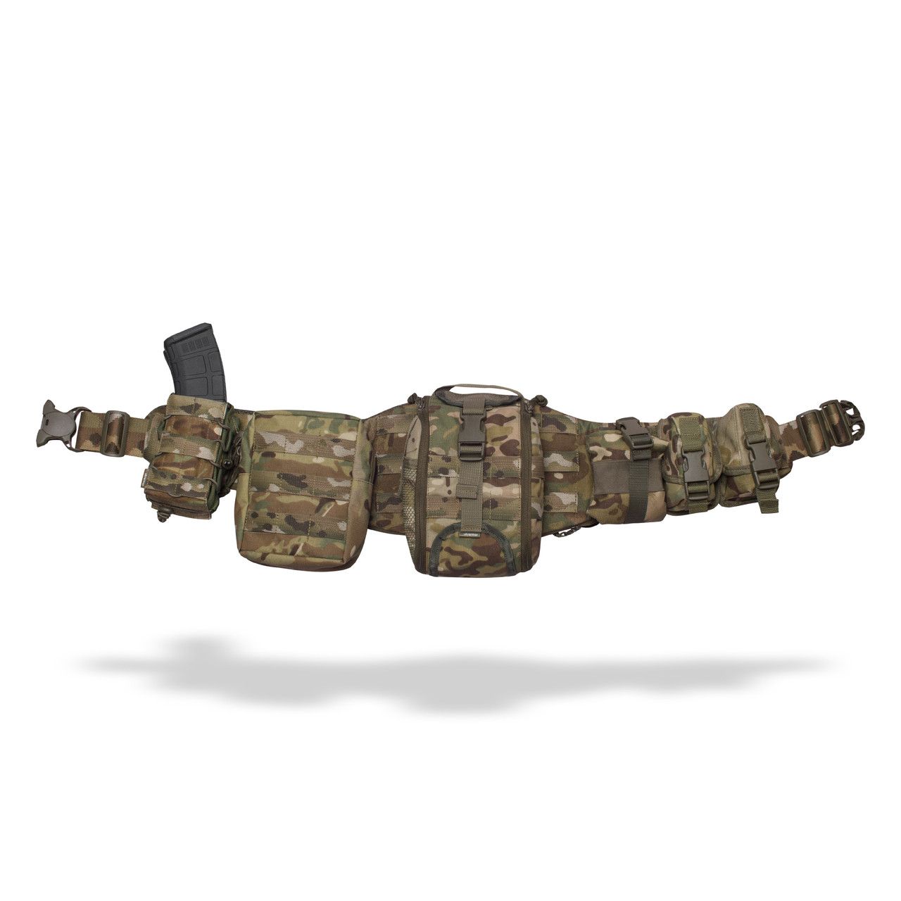 Комплект Modular Battle Belt L\XL 1-го класу захисту. Тактичний пояс з обвісами. Мультикам