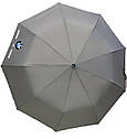 Зонт серый однотонный 9 спиц "анти ветер", фото 2