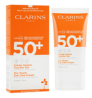 Солнцезащитный крем Clarins Dry Touch Sun Care Cream SPF50+ 50 мл
