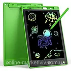 LCD планшет для малювання 12" зі стілусом, Writing Tablet, Зелений / Графічний планшет для малювання, фото 7