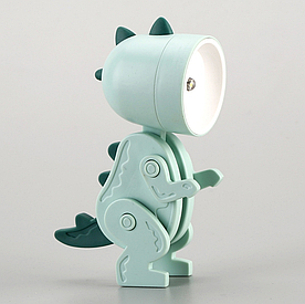 Світильник декоративний іграшка зелений динозавр TL-23 TBD0602965016