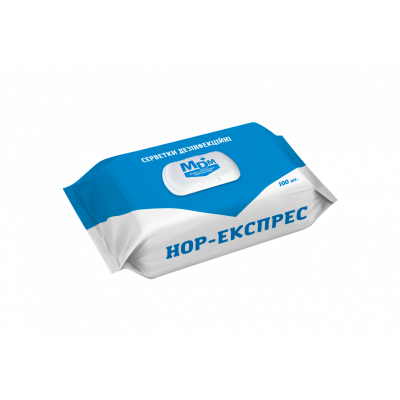 Серветки дезінфекційні "Нор-експрес" (№100), фото 1