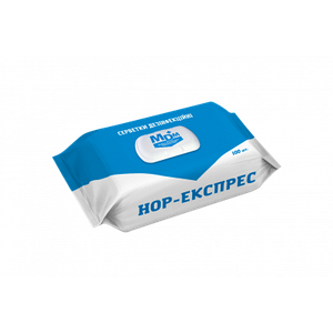 Серветки дезінфекційні "Нор-експрес" (№100)