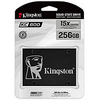 Твердотільний диск 2.5"  256GB Kingston KC600  (SATA 6Gb/s, Read/Write 550/500 MB/sec)  (SKC600B/256G) (код