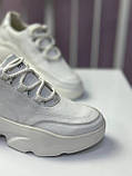 Кросівки жіночі Best Vak білі шкіряні повсякденні демісезонні на масивній підошві, фото 8