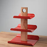 Фруктовниця трьохрівнева червона, фото 2