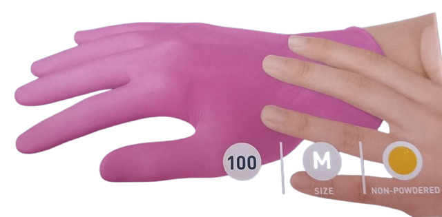 Перчатки нитриловые размер "М"