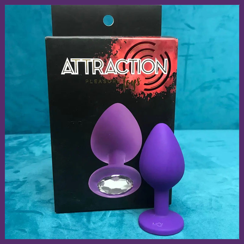 Пробка анальная с украшением сексуальные игры с кристаллом сексуальное удовольствие  пробка d 3,5 cм SNM