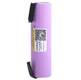 Акумулятор 18650 3000мАг 20А під пайку Liitokala INR18650 30Q-N