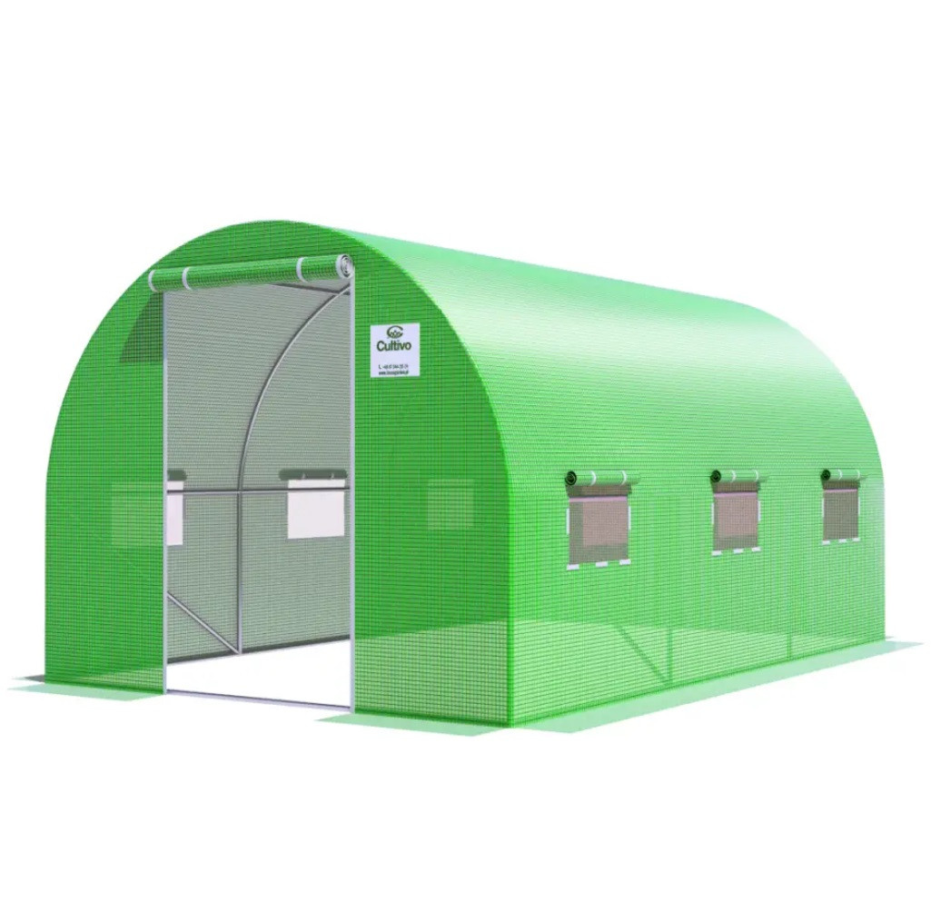 Садова теплиця (парник) 2,5x4x2 м Focus Garden Польща зелена