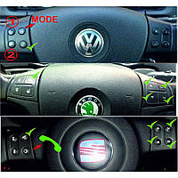 Интерфейс подключения руля и камеры VW/SEAT/SKODA CAN 8Key Timer