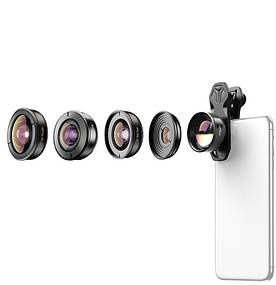 Набір об'єктивів для телефону 5в1 Apexel APL-HB5
