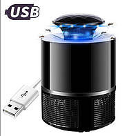 Лампа-ловушка уничтожитель комаров с USB Mosquito Killer Lamp - M-57, чёрный/ Антимоскитная лампа от комаров