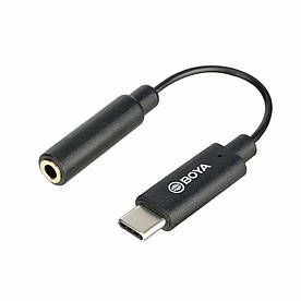 Перехідник Jack 3.5 на USB Type-C Boya BY-K4