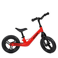 Детский велобег Profi Kids LMG1249-3 магниевая рама, колеса 12 дюймов, красный