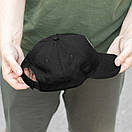 Чорна кепка бейсболка STONE ISLAND Form фіксацією на липучці розмір 54-58 унісекс, фото 4