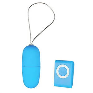 Вібратор на дистанційному керуванні TN669 MP3 20 шв., блакитний