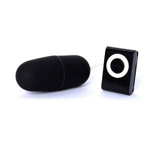 Вібратор на дистанційному керуванні TN669 MP3 20 шв., чорний