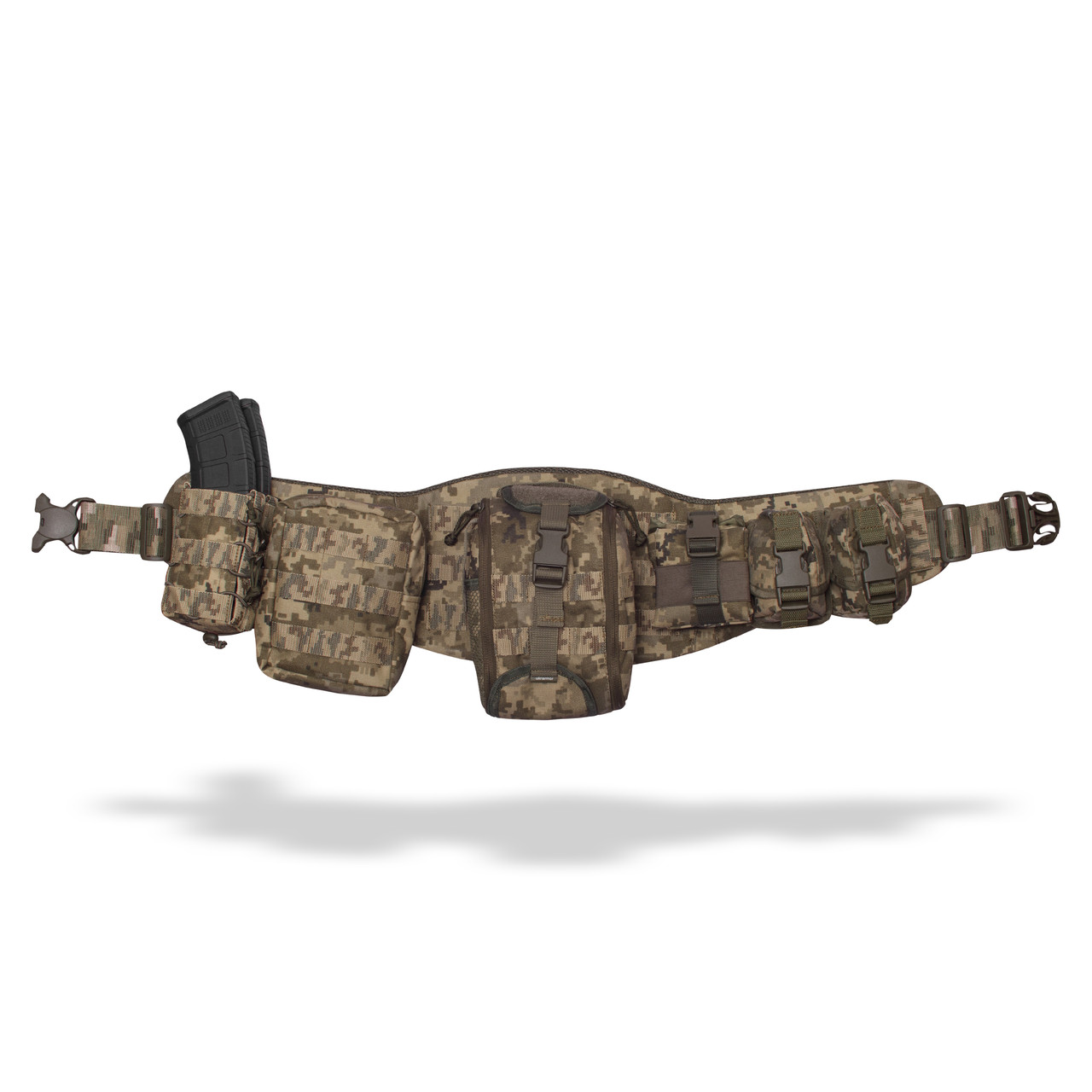 Комплект Modular Battle Belt L/XL 2-го класу захисту. Тактичний пояс з обвісами. Піксель (мм-14)