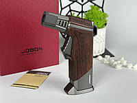 Газовая зажигалка автоген Jobon в подарочной коробке (33735-brown)